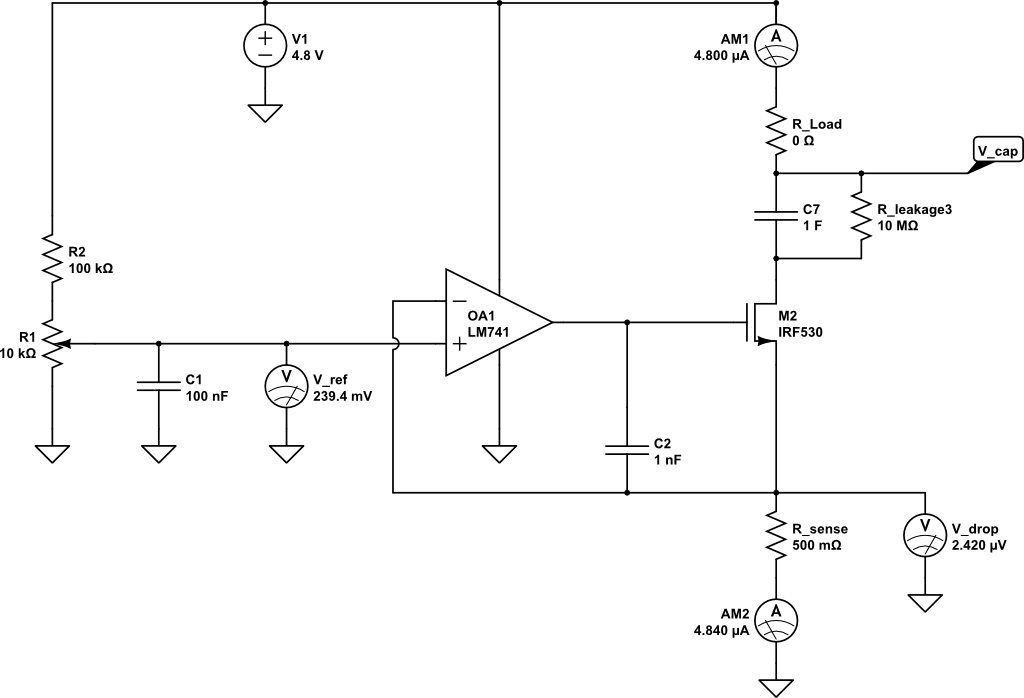 Charging capacitor bank with current limiting circuit