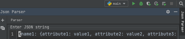 how to load a huge json file with Pycharm in windows 10?