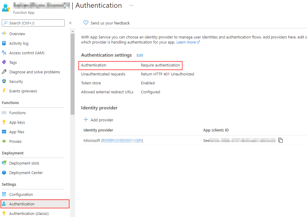 Add authentication for calls to custom APIs Azure Logic Apps