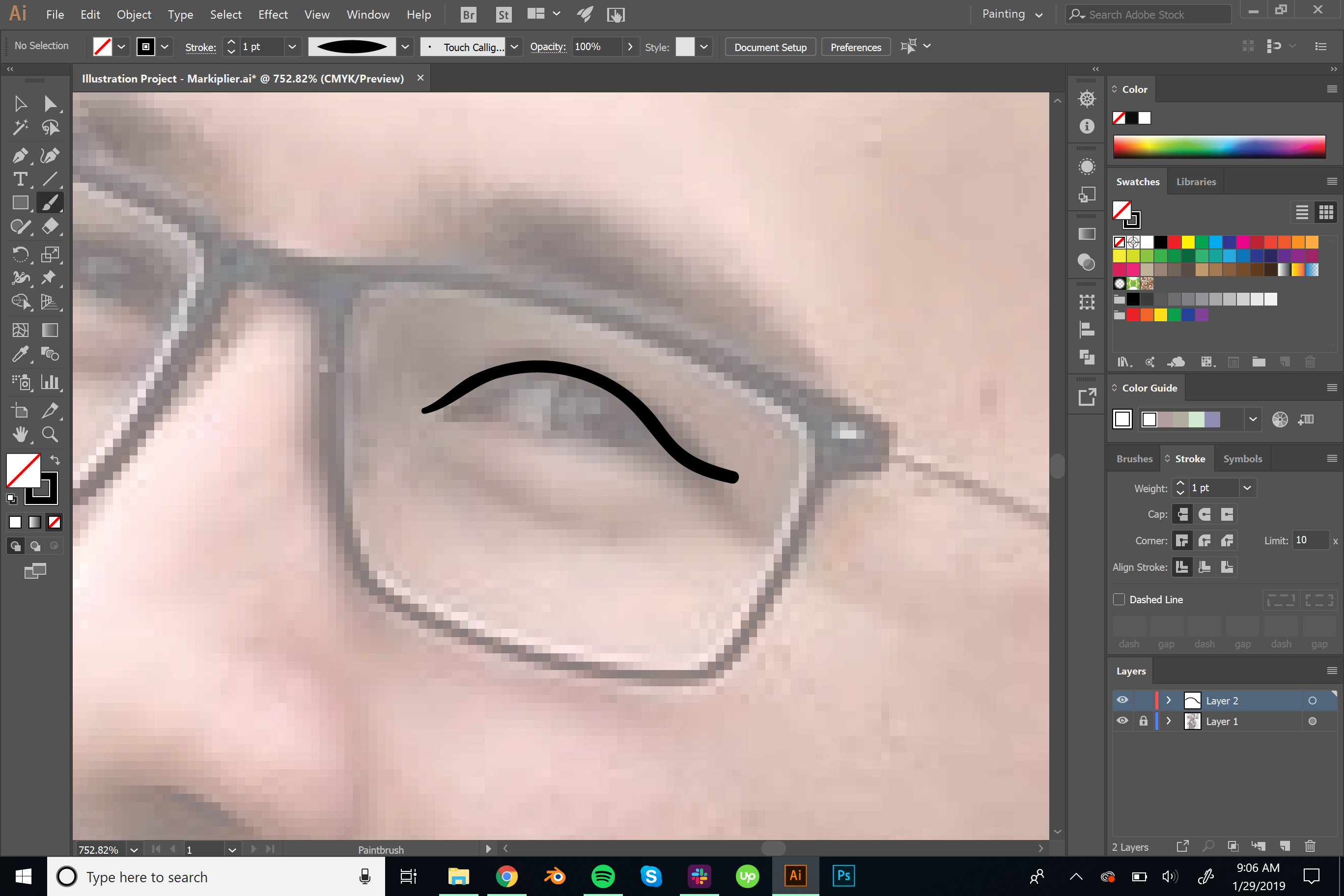 Brushes in Illustrator are all round Graphic Design Stack Exchange