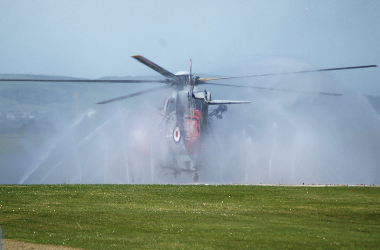 engine Should the helicopter be washed after any sea mission