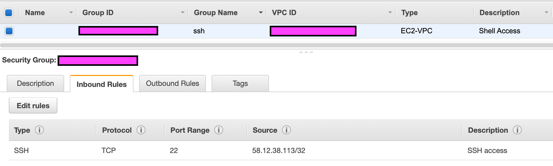 amazon web services AWS "ssh connect to host **.***.***.** port 22