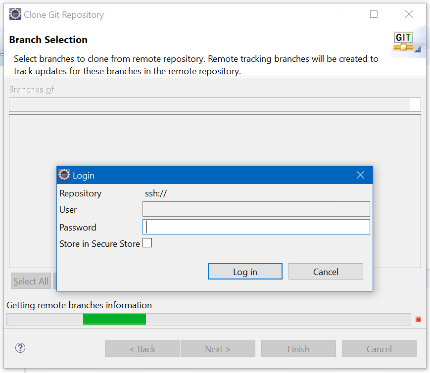 git Unable to connect / clone GitLab repo in eclipse, even though