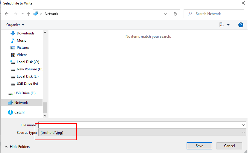 Error in save as type using uiputfile Matlab Stack Overflow