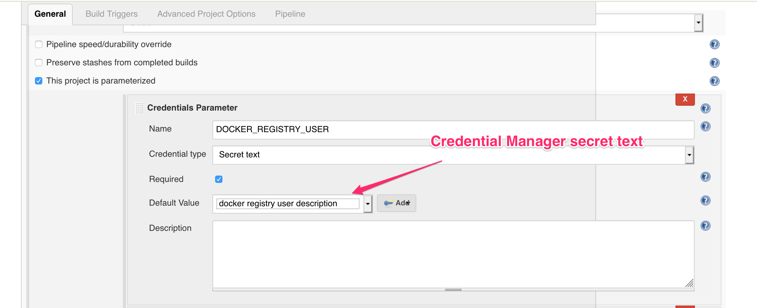 Trouble reading Secrets from Jenkins Credential Manager in Pipeline job