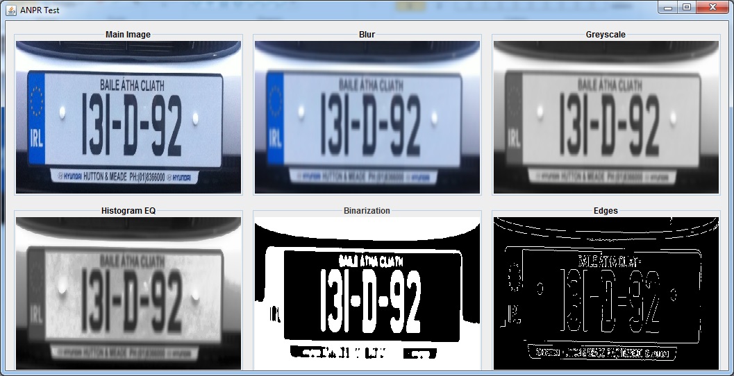 android Number Plate Recognition with Java and OpenCV Stack Overflow