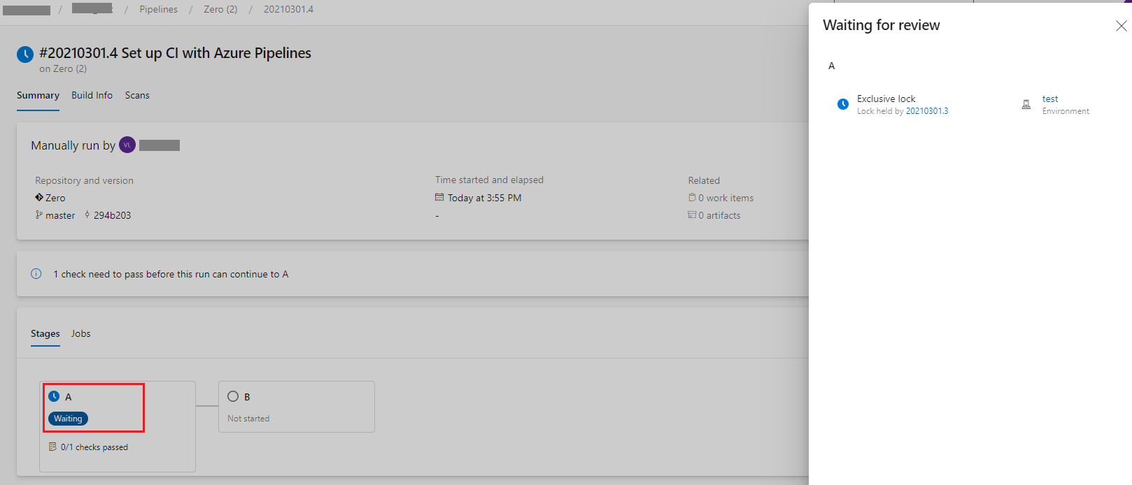 azure devops Exclusive Lock Timeout Stack Overflow