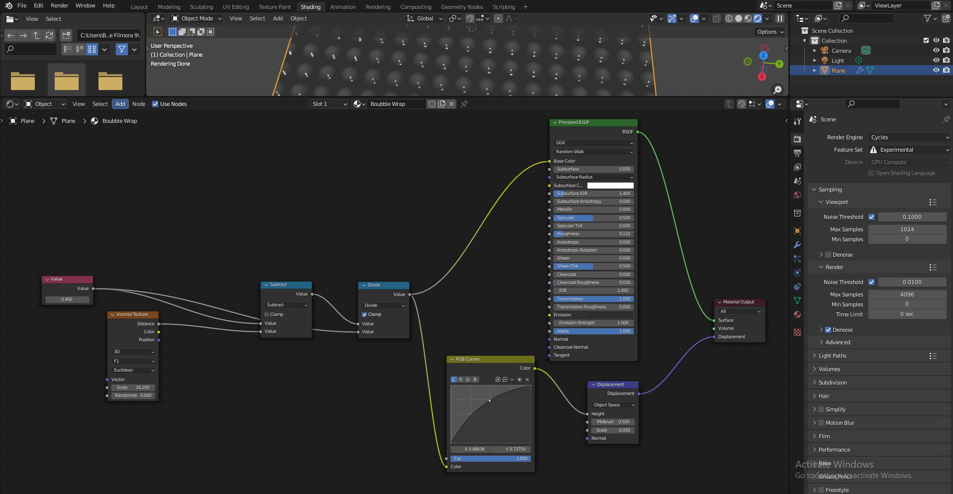 node editor Dots aligning in Shading Blender Stack Exchange