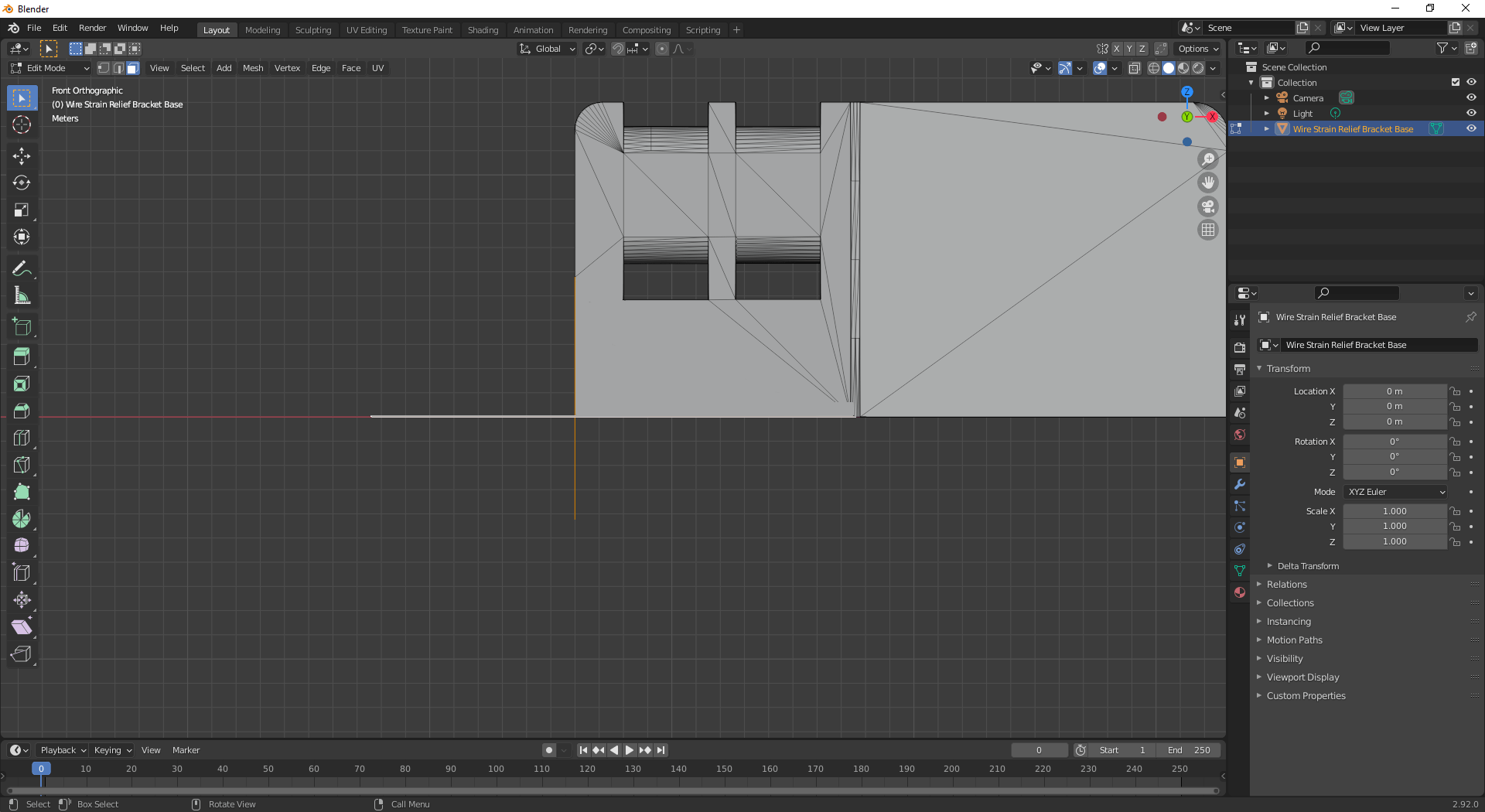 I am editing a model to be 3D printed, how to merge two faces in a same