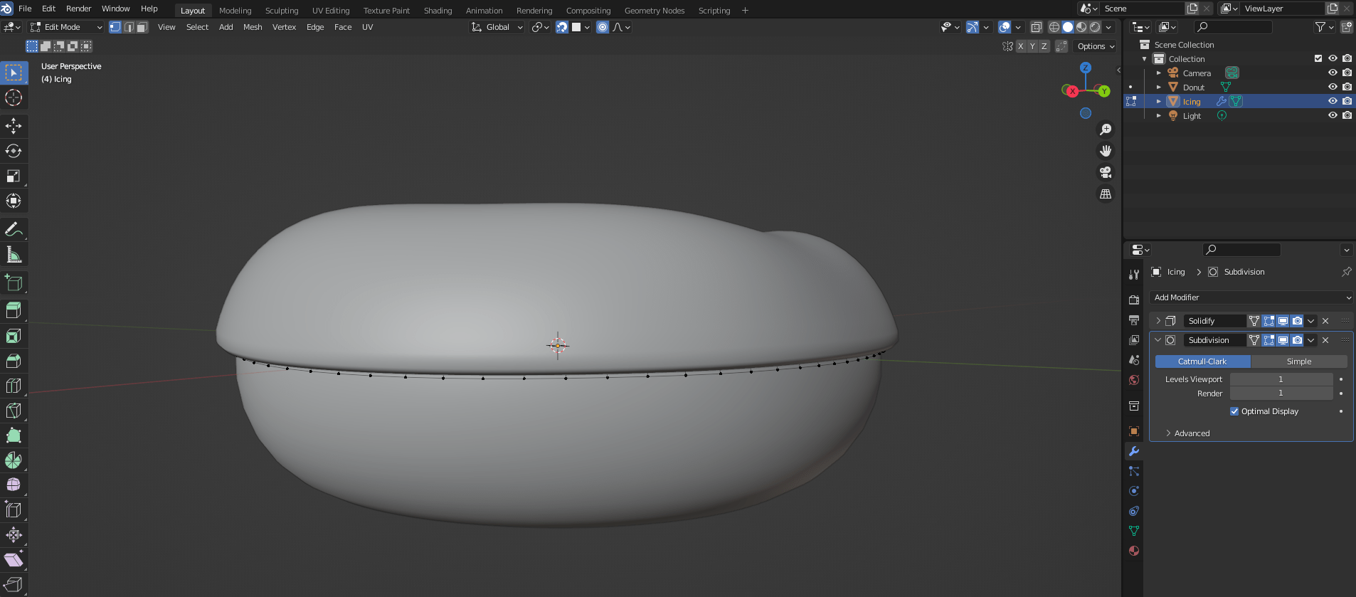 modeling Blender 3.0 Donut Tutorial Issue Blender Stack Exchange