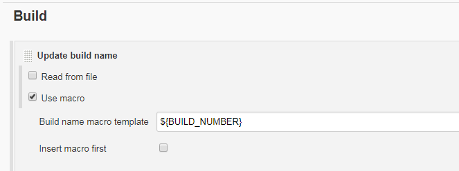 linux How to replace the {BUILD_NUMBER} variable in efs files/code