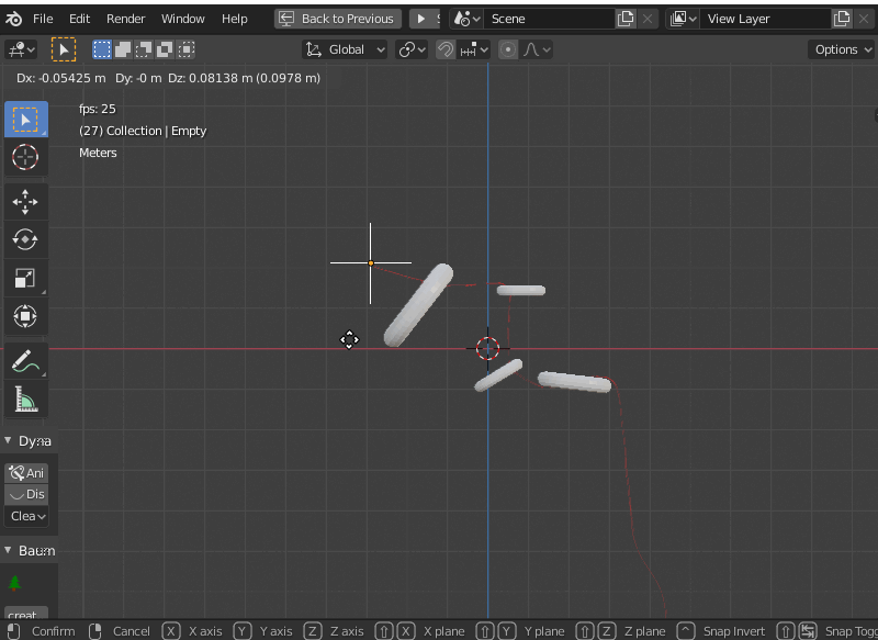animation How do I animate a shoelace that is being pulled out of a
