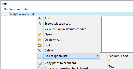 tortoisegit Git hide/remove files never to be versioned Stack Overflow