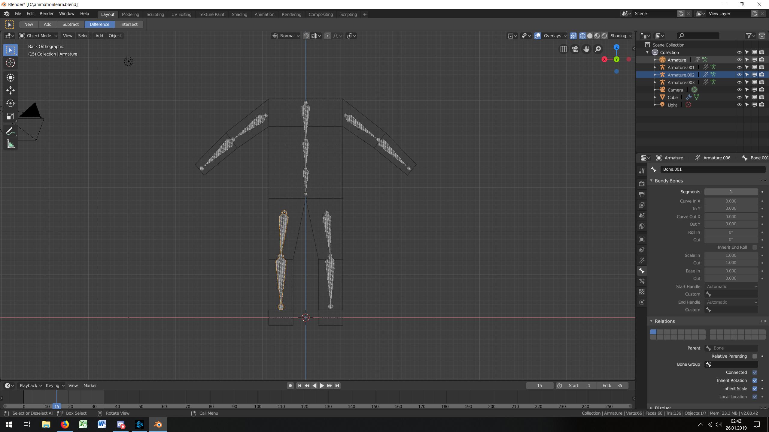 How do I export objects from Blender separately?