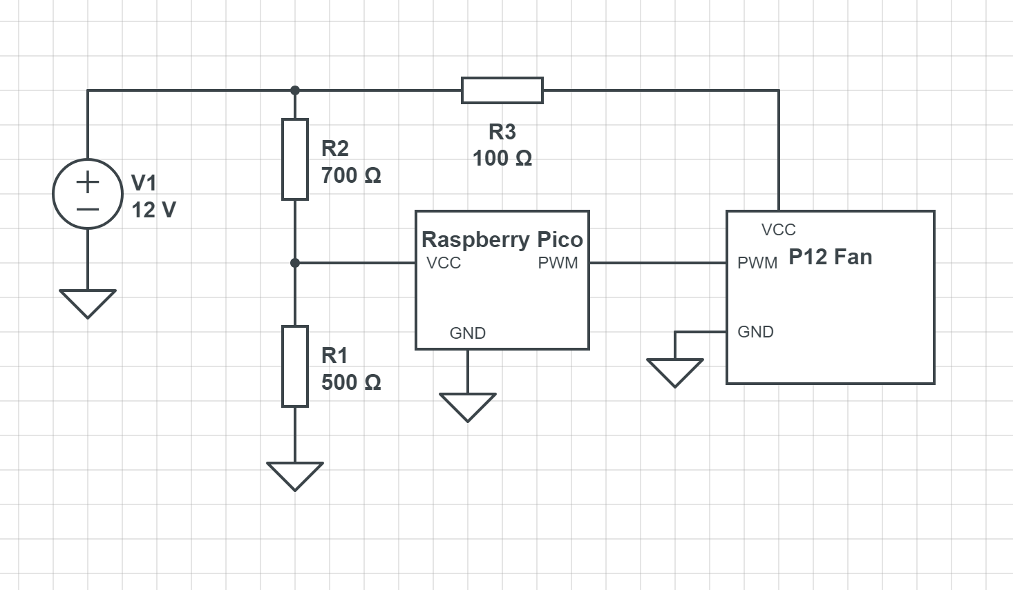 rp2040 Powering a Microcontroller & PC Fan by a single DC adapter Electrical Engineering