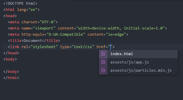 Atom Text Editor Auto Complete Not Picking Up My Css File Stack Overflow
