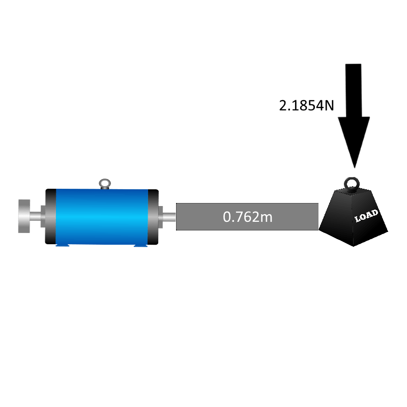 Calculating total torque of stepper motor to lift and