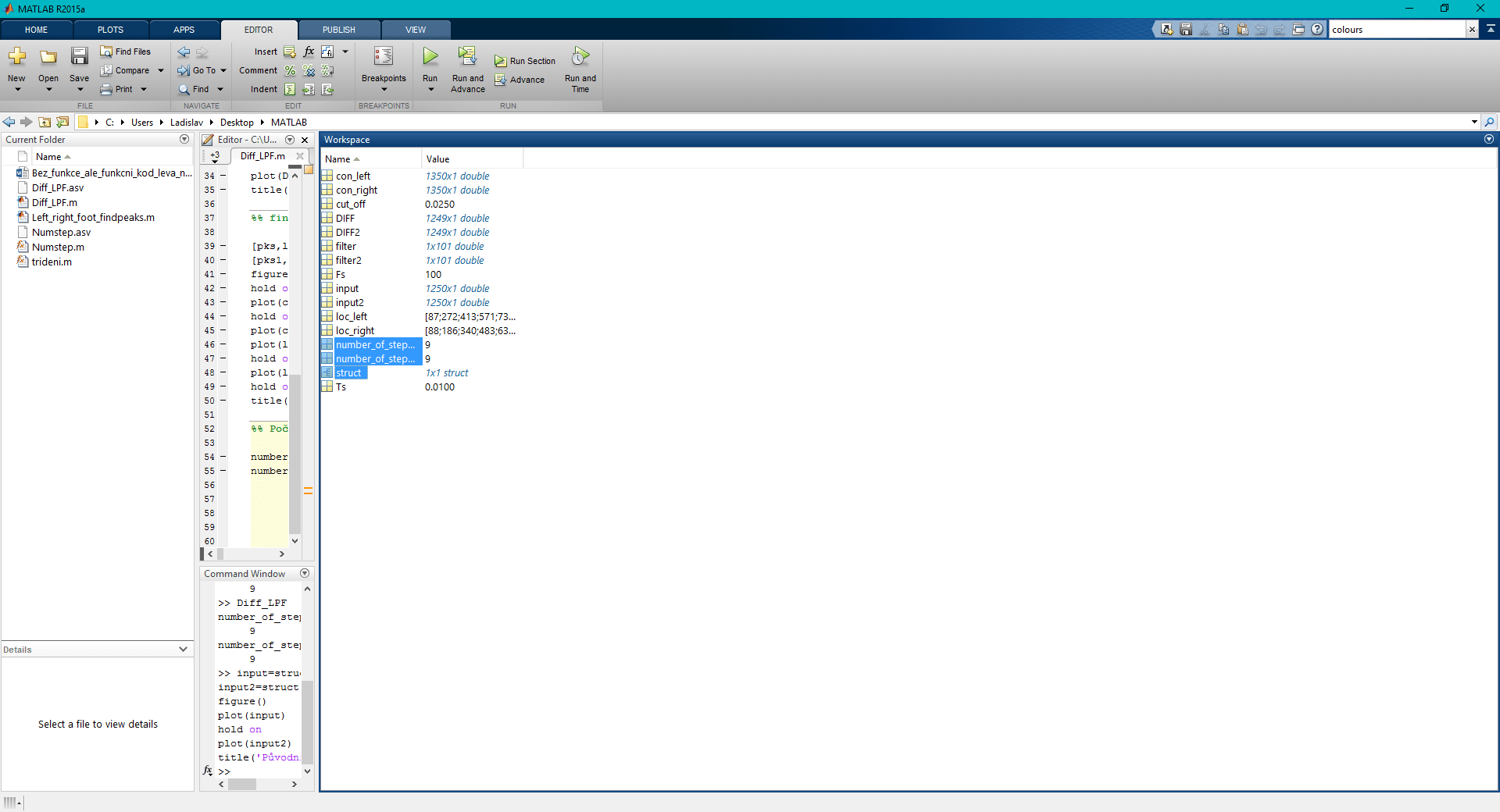 matlab Save variables into a struct from the workspace Stack Overflow