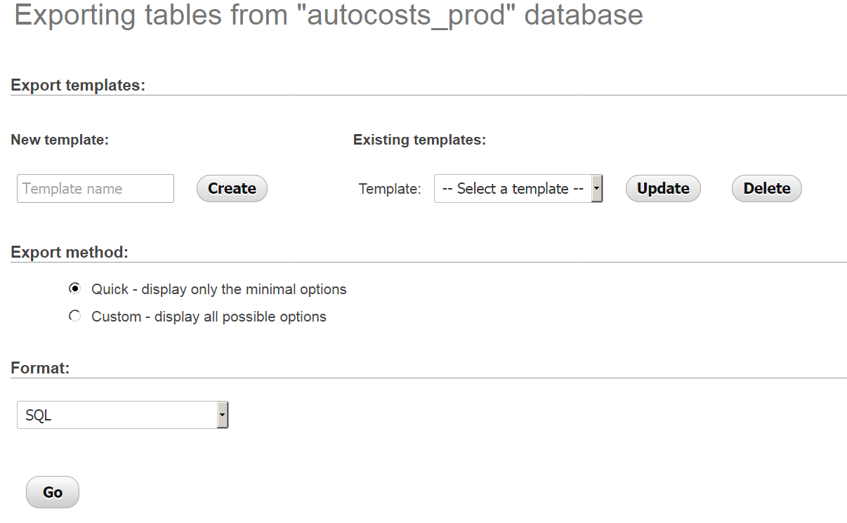 mysql Read .sql database stored in the disk as a file, in NodeJS