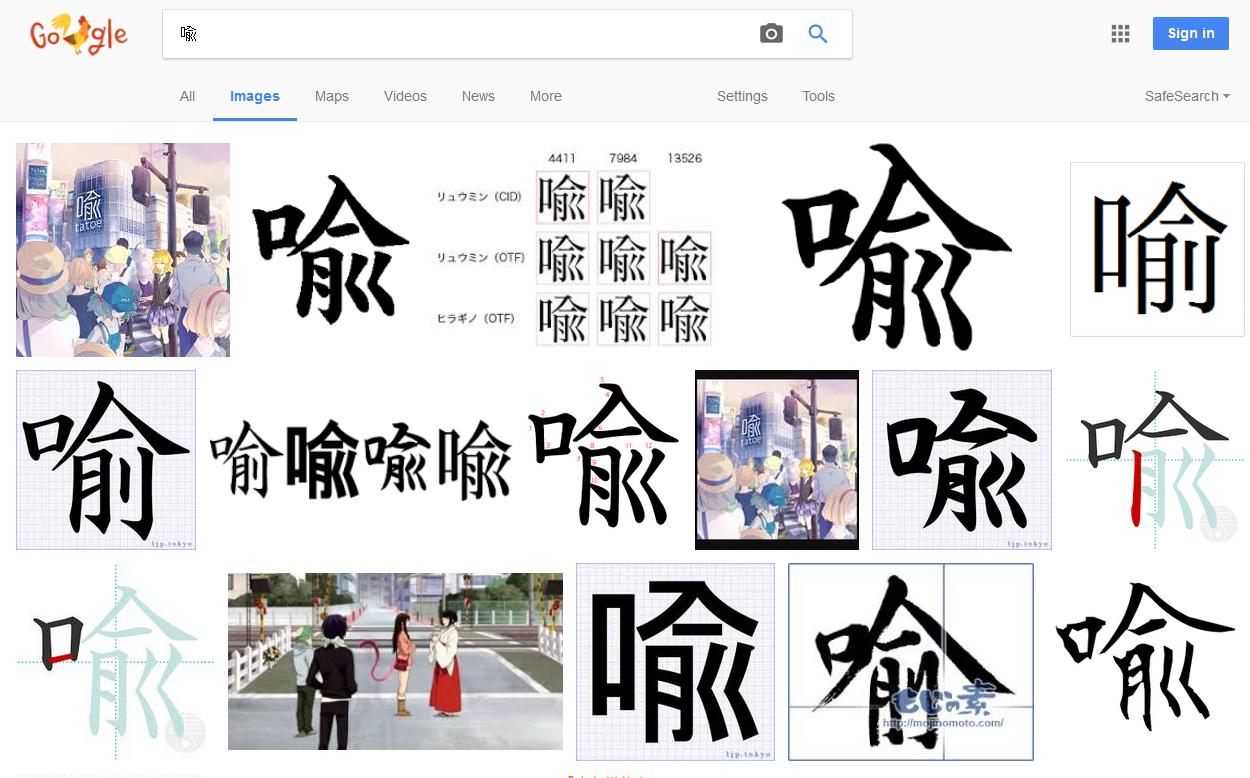 chinese Variations in the "same" kanji, how do you know which one to
