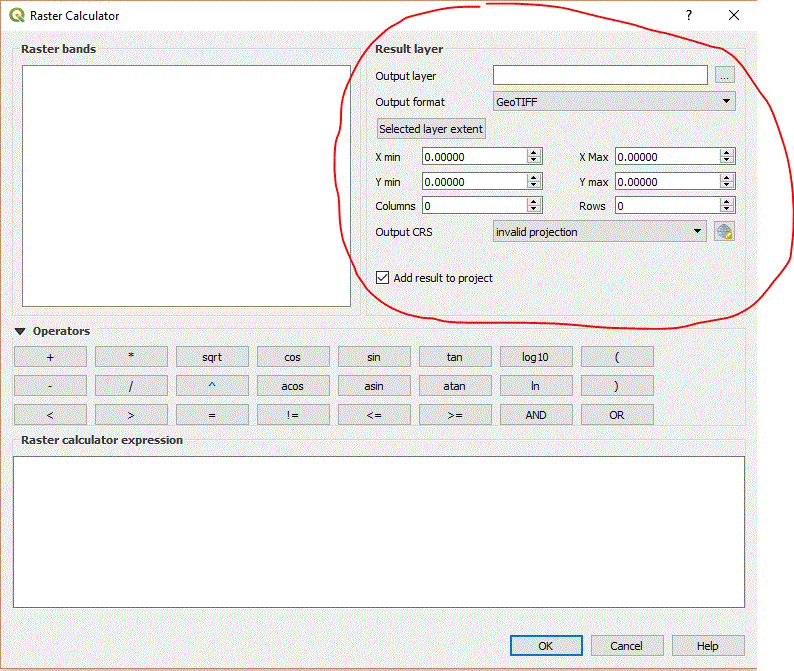 Using QGIS 3.0 raster calculator? Geographic Information Systems
