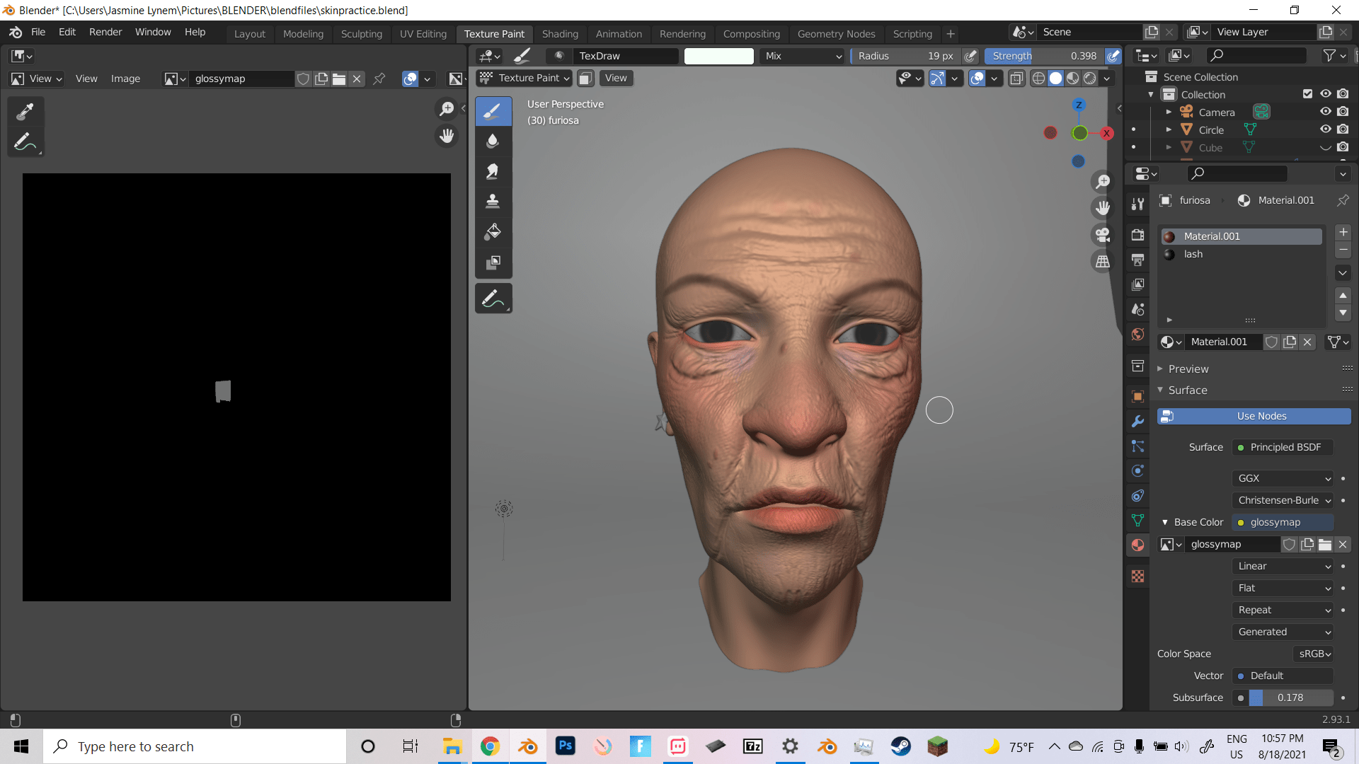 texturing trying to make a new texture painting so i can create a