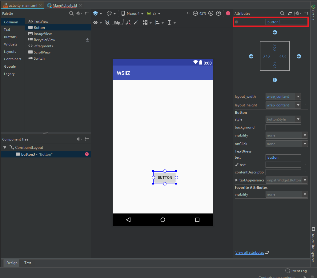 android MainActivity.kt doesn't see button's id? Stack Overflow
