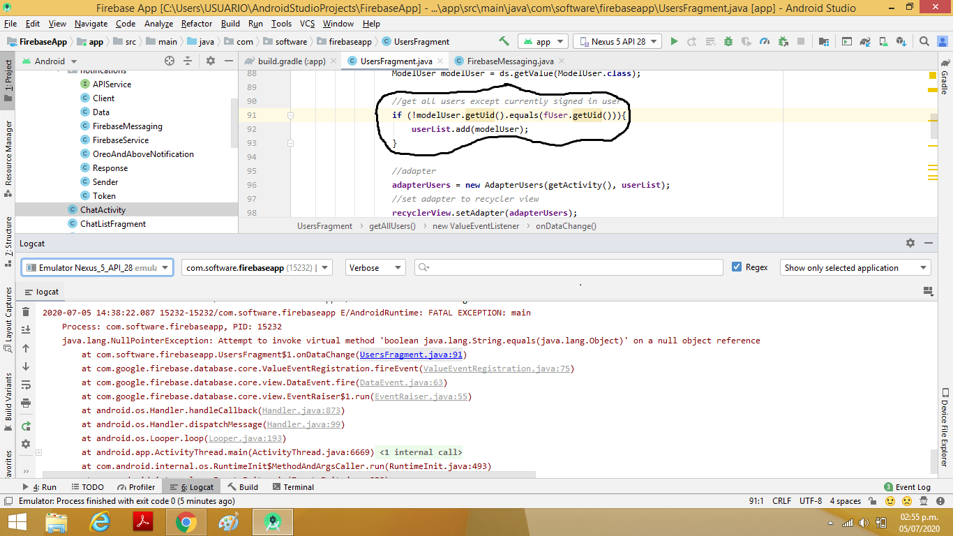 java NPE Attempt to invoke virtual method on a null object reference