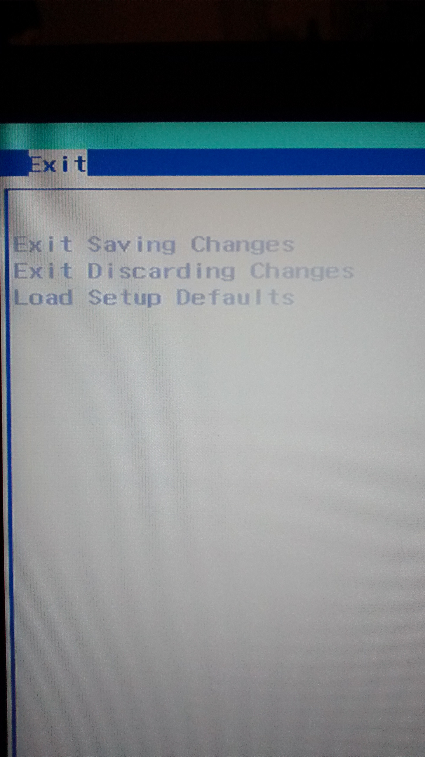 linux How to repair a broken BIOS Setup Utility Super User