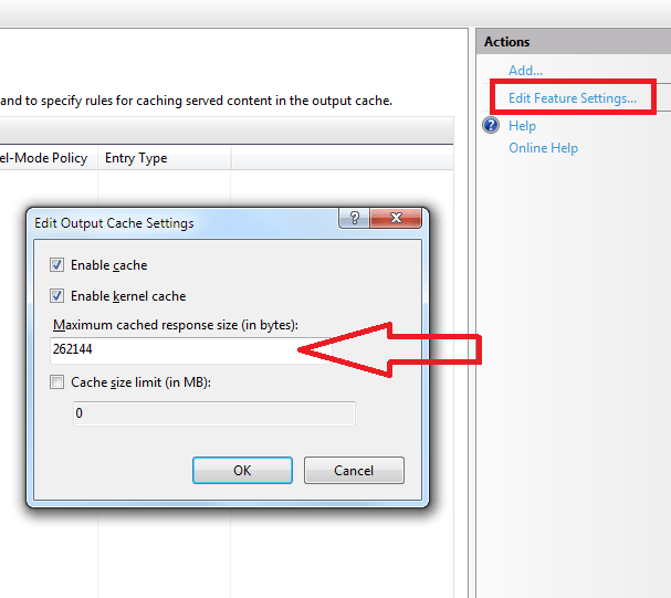 performance How to increase memory and cache size for application