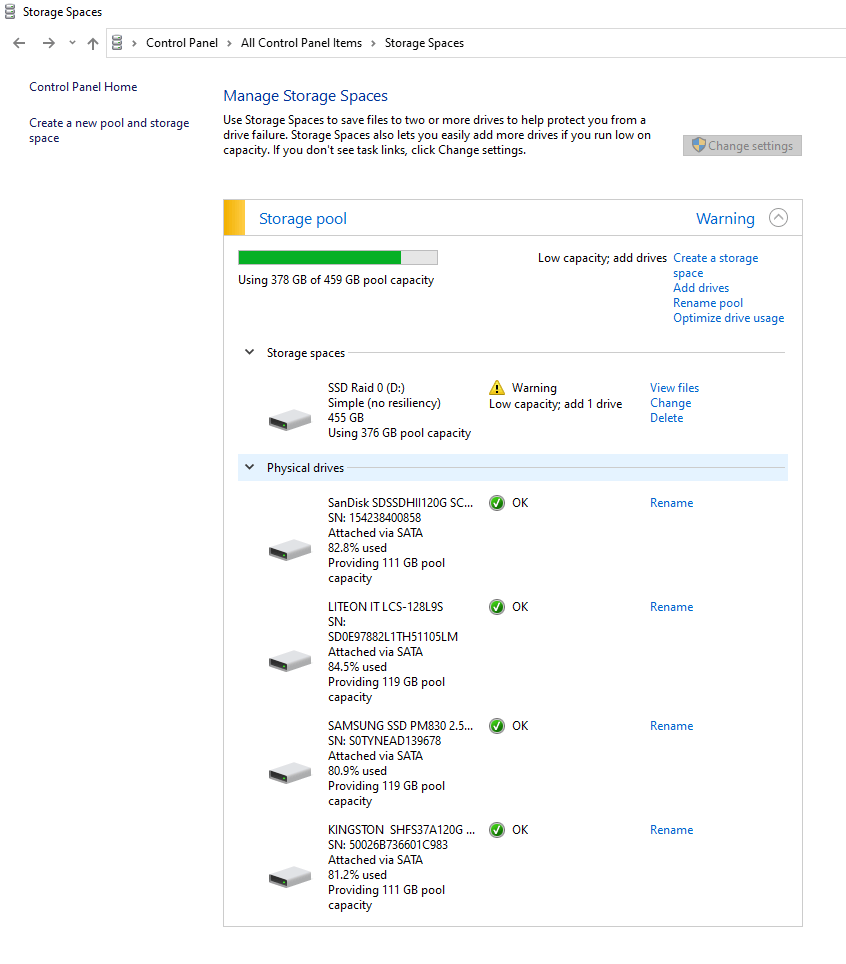 ssd Windows Storage Spaces broken after Windows Update Super User