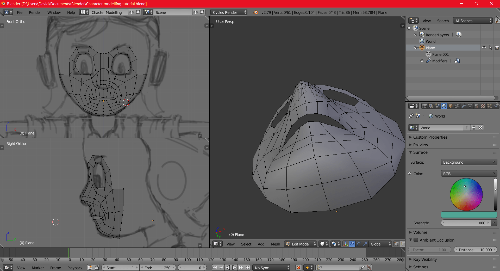 modeling How do I hide vertices not visible to the camera? Blender