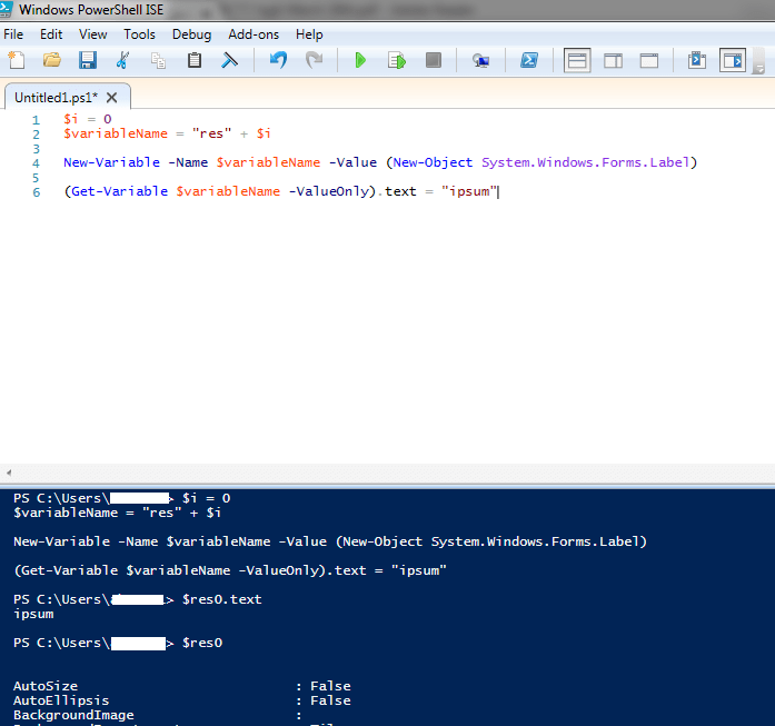 powershell Dynamic Variable Properties Stack Overflow