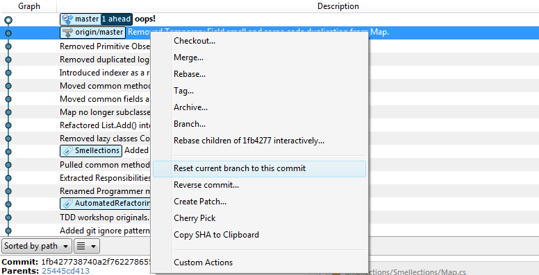 git Remove waiting push in SourceTree Stack Overflow