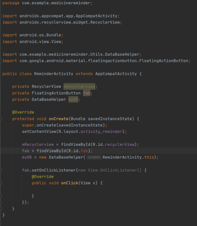 Android Studio Java fab is in red color Stack Overflow