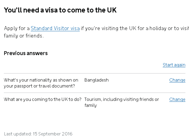 I am married to a UK citizen. What type of visa do I need to travel to the UK for tourism