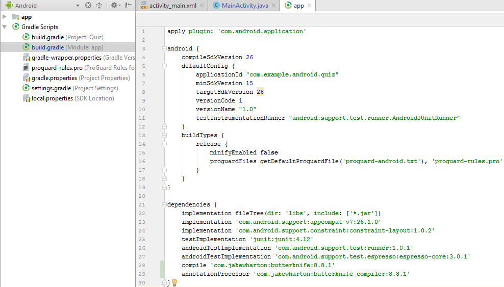android — Android Studio？でButterKnifeプラグインをセットアップする方法