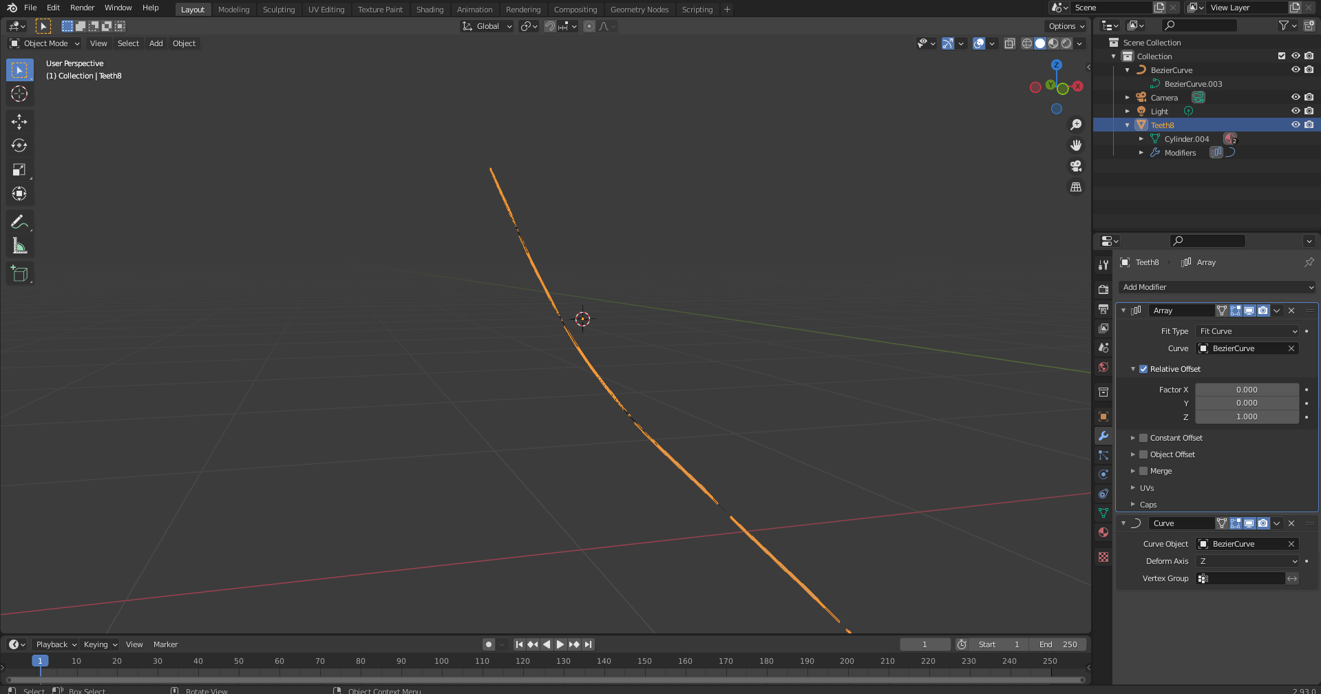 mesh Why is my curve modifier not working? Blender Stack Exchange