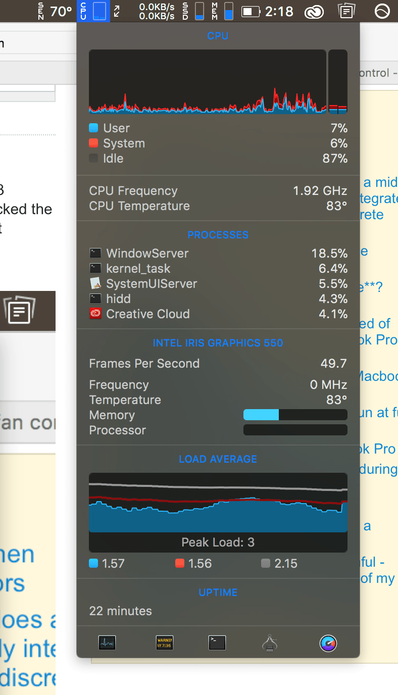 hardware MacBook Pro integrated GPU drawing too much power when CPU