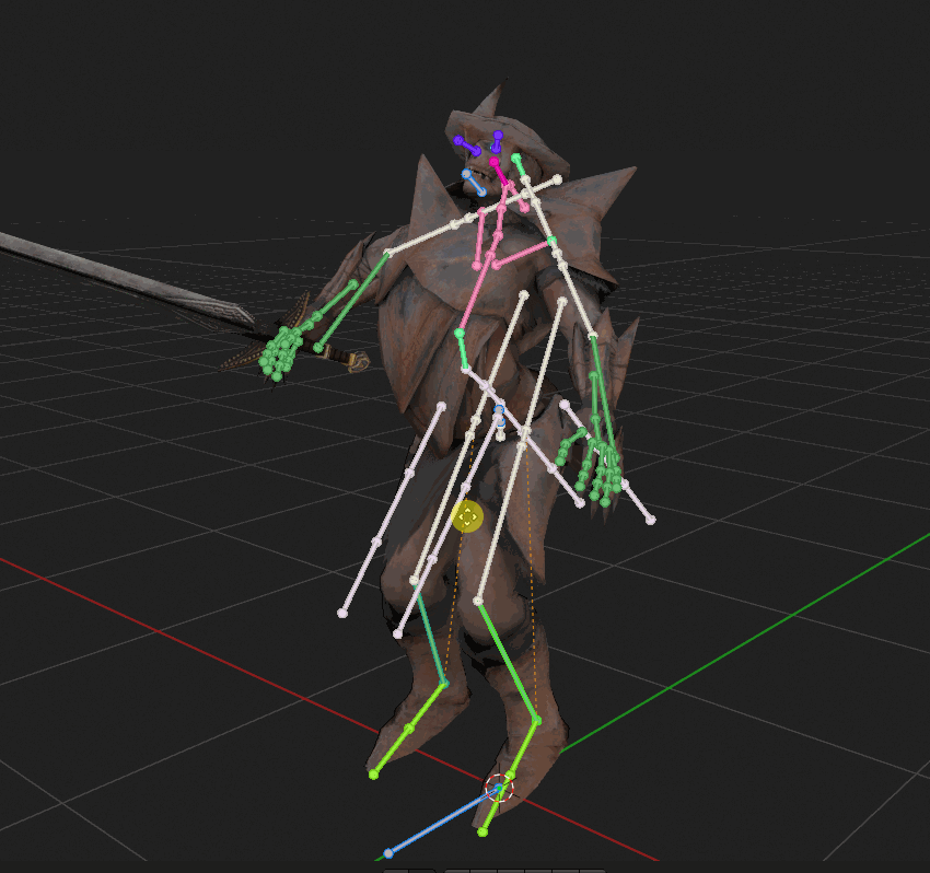 rigging Importing XPS model Blender Stack Exchange