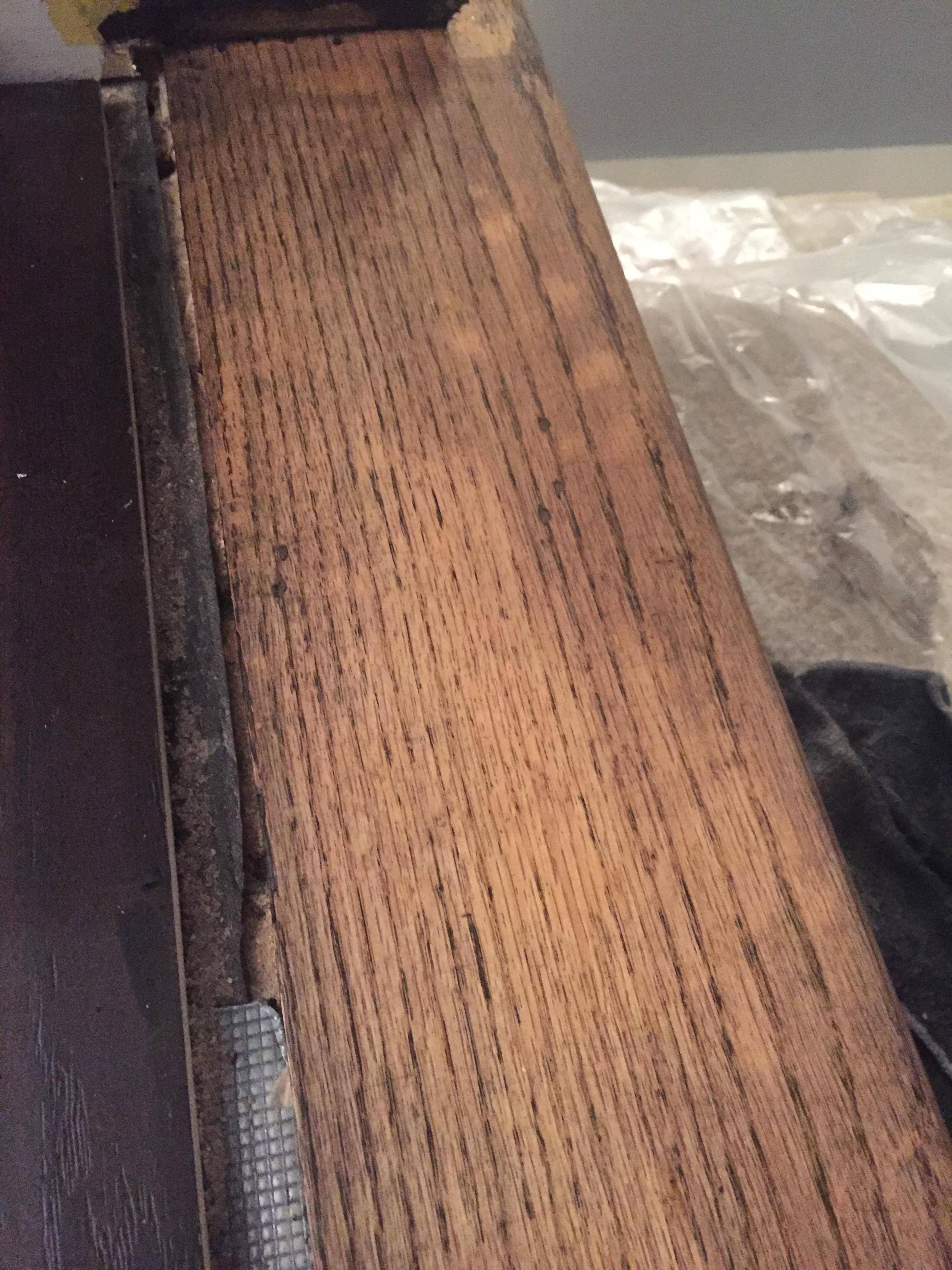 staining Stain won't take on wood stair nose Woodworking Stack Exchange