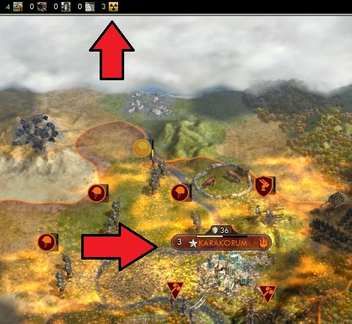 civilization 5 Does a shortage of Uranium affect nukes' strength