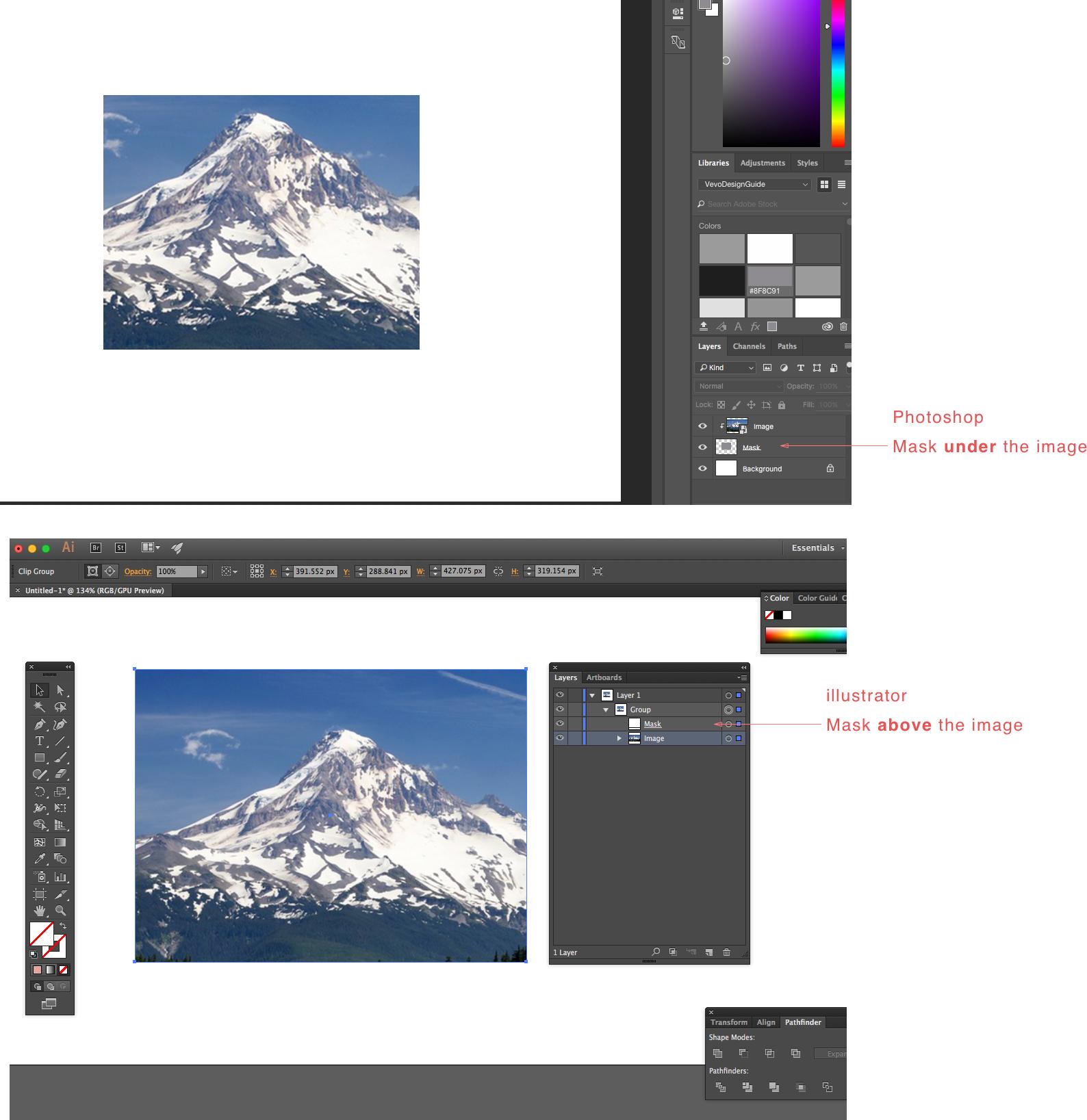adobe illustrator Masking vs. Illustration adobe illustrator Masking vs. Illustration