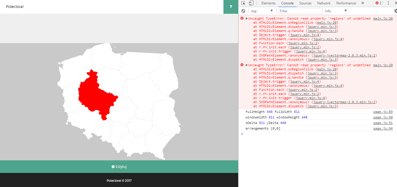 Cannot Read Property Of Undefined Javascript Global Map javascript "Cannot read property of undefined" jvectormap Stack