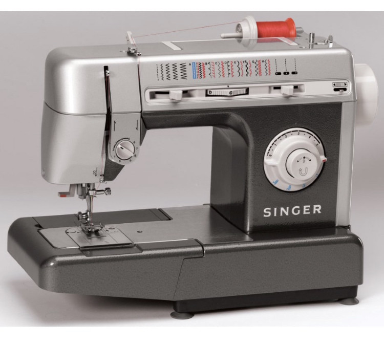 What type of sewing machine is appropriate for making heavy fabric bags
