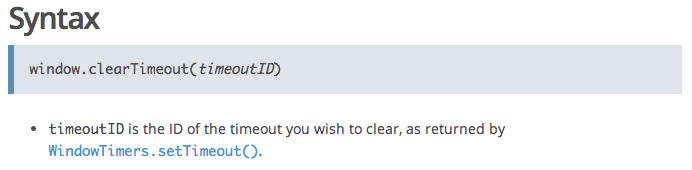 javascript Variable Scope with setTimeout & clearTimeout Stack Overflow