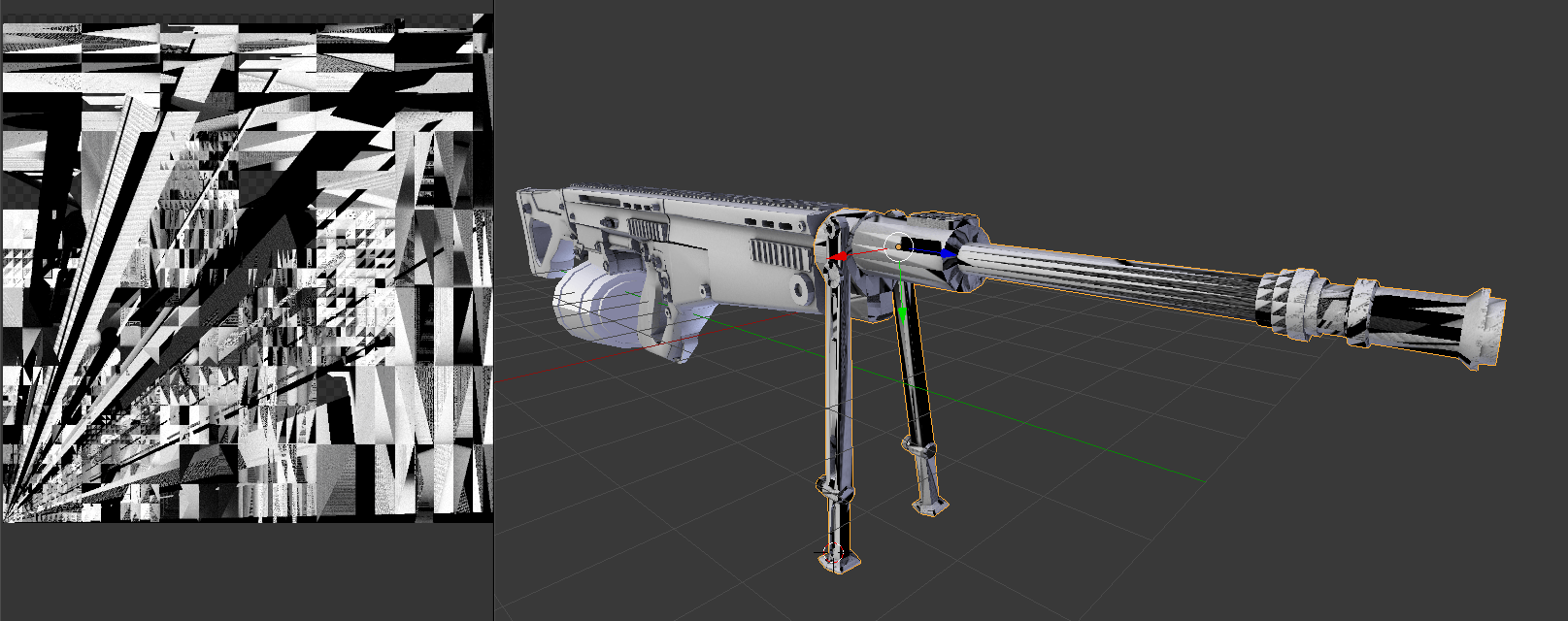 Baking ambient occlusion gives odd black vortex output? Blender Stack