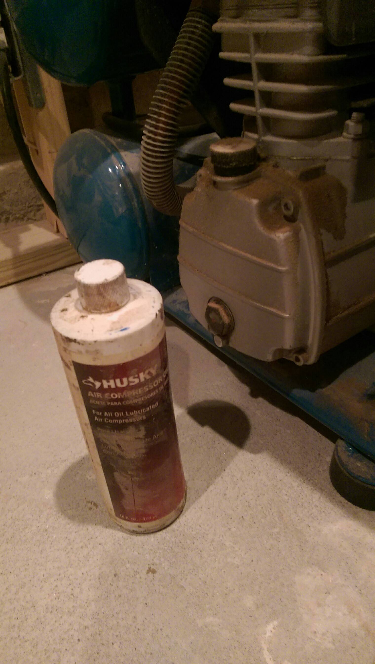 Air compressor air filter and oil change Love & Improve Life