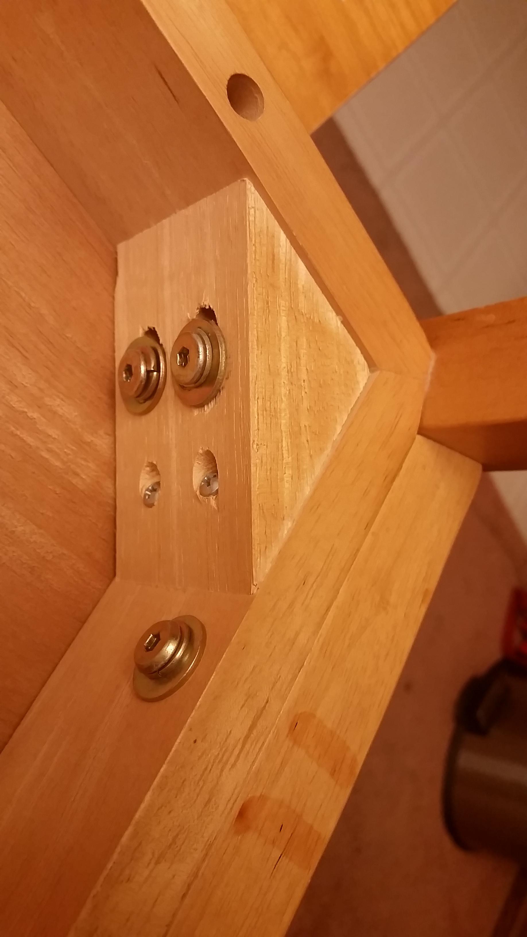 joinery Hanger bolts on chair legs keep coming loose Woodworking