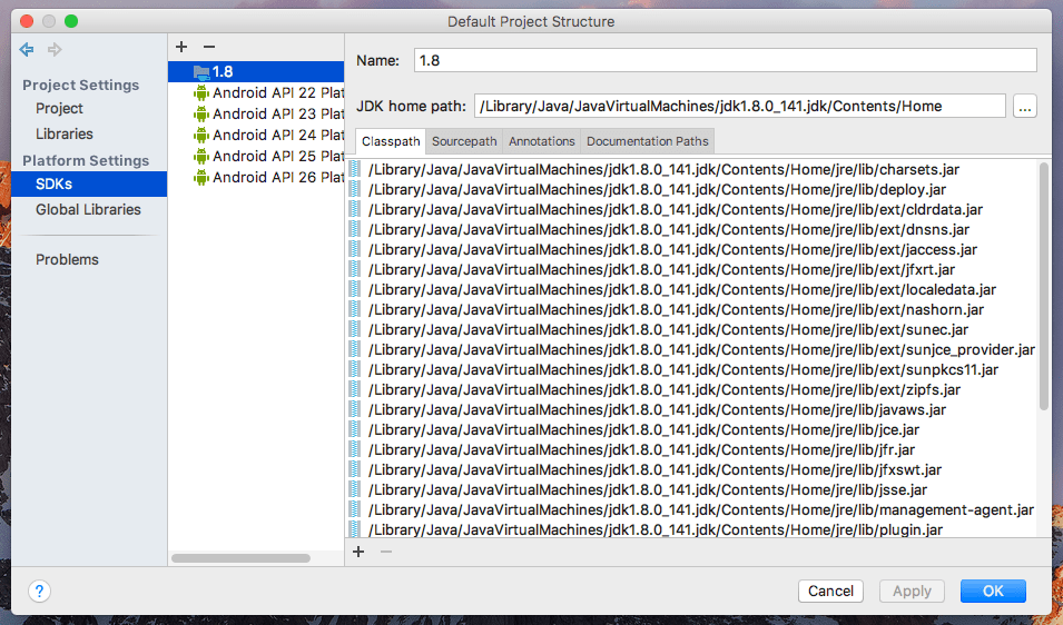 intellij idea Invalid JDK configuration found, while importing a